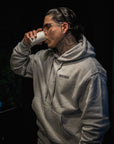 MORENGAR BRAND HOODIE | GREY 400 GSM