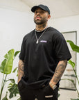 MORENGAR BRAND T-SHIRT | BLACK 240-GSM