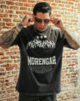 T-SHIRT SIGNATURE DEATH ACID WASH | GREY