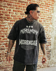 T-SHIRT SIGNATURE DEATH ACID WASH | GREY