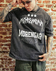 T-SHIRT SIGNATURE DEATH ACID WASH | GREY