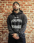 HOODIE SIGNATURE DEATH ACID WASH | GREY