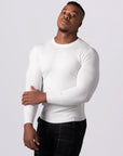 JERSEY DE PUNTO CON CUELLO REDONDO | BLANCO