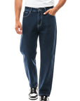 Basic Relaxed Fit Jeans | Navy