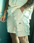 MULTI-POCKET TECHNICAL SHORTS | BEIGE