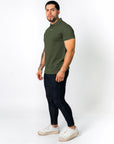 BASIC PIQUE POLO SHIRT | ARMY