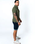 BASIC PIQUE POLO SHIRT | ARMY
