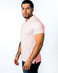 BASIC PIQUE POLO SHIRT | PALE PINK