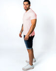 BASIC PIQUE POLO SHIRT | PALE PINK