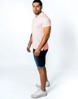BASIC PIQUE POLO SHIRT | PALE PINK