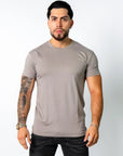 BASIC SLIM-FIT T-SHIRT | LIGHT GREY