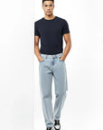 Basic Relaxed Fit Jeans | Light Blue