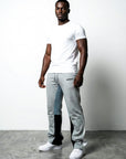 FLARED TRACKSUIT PANTS |GREY & LIGHT BLUE