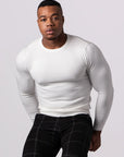 JERSEY DE PUNTO CON CUELLO REDONDO | BLANCO