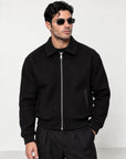 ASTON BOMBER JACKET | BLACK
