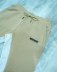 FLARED TRACKSUIT PANTS | BEIGE & BROWN