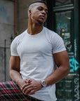 BASIC SLIM-FIT T-SHIRT | WHITE