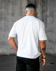 MORENGAR LOGO COLLAR T-SHIRT | WHITE