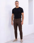 ENZO TROUSER | BROWN