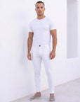 ENZO TROUSER | WHITE