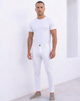 ENZO TROUSER | WHITE