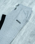 FLARED TRACKSUIT PANTS | GREY & BLACK