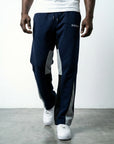 FLARED TRACKSUIT PANTS | BLUE