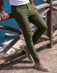 ENZO TROUSER | ARMY GREEN