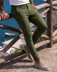 ENZO TROUSER | ARMY GREEN