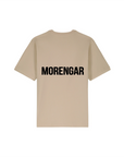 CAMISETA MARCA MORENGAR | BEIGE 240-GSM