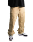 JEANS CARPINTERO AJUSTE RELAJADO | BEIGE