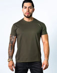 BASIC SLIM-FIT T-SHIRT | Army