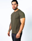BASIC SLIM-FIT T-SHIRT | Army