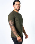 BASIC SLIM-FIT T-SHIRT | Army