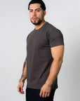 BASIC SLIM-FIT T-SHIRT | DARK GREY