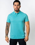 BASIC PIQUE POLO SHIRT | Sky Blue