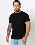 BASIC SLIM-FIT T-SHIRT | BLACK