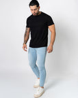 BASIC SLIM-FIT T-SHIRT | BLACK