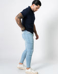 BASIC PIQUE POLO SHIRT | NAVY