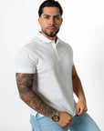 BASIC PIQUE POLO SHIRT | WHITE