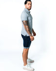 BASIC PIQUE POLO SHIRT | PURE GREY