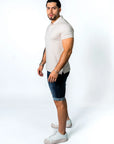 BASIC PIQUE POLO SHIRT | NATURAL