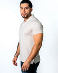 BASIC PIQUE POLO SHIRT | NATURAL