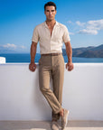 CAPRI TROUSERS | TOASTED GREEN