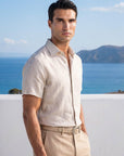 ROMA LINEN TOUCH SHIRT | BEIGE