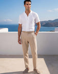 ROMA LINEN TOUCH SHIRT | WHITE