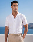 ROMA LINEN TOUCH SHIRT | WHITE