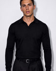 The model wears size L – 180 CM