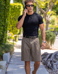CAPRI SHORTS | TOASTED OLIVE