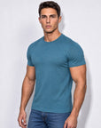 PREMIUM SLIM-FIT T-SHIRT | PETROL BLUE
